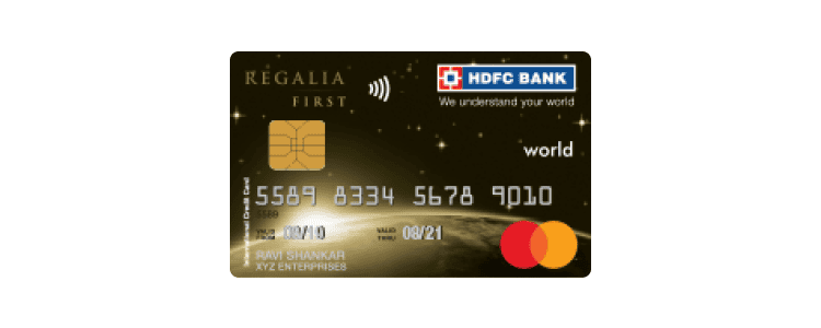 HDFC Bank Regalia First Card